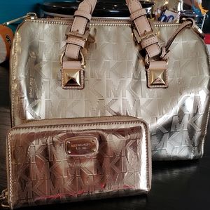 Michael Kors purse and wallet